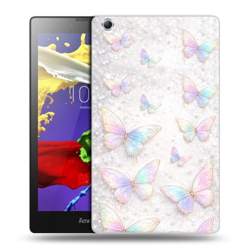 Силиконовый чехол на Lenovo Tab 3 7 Essential с принтом женский