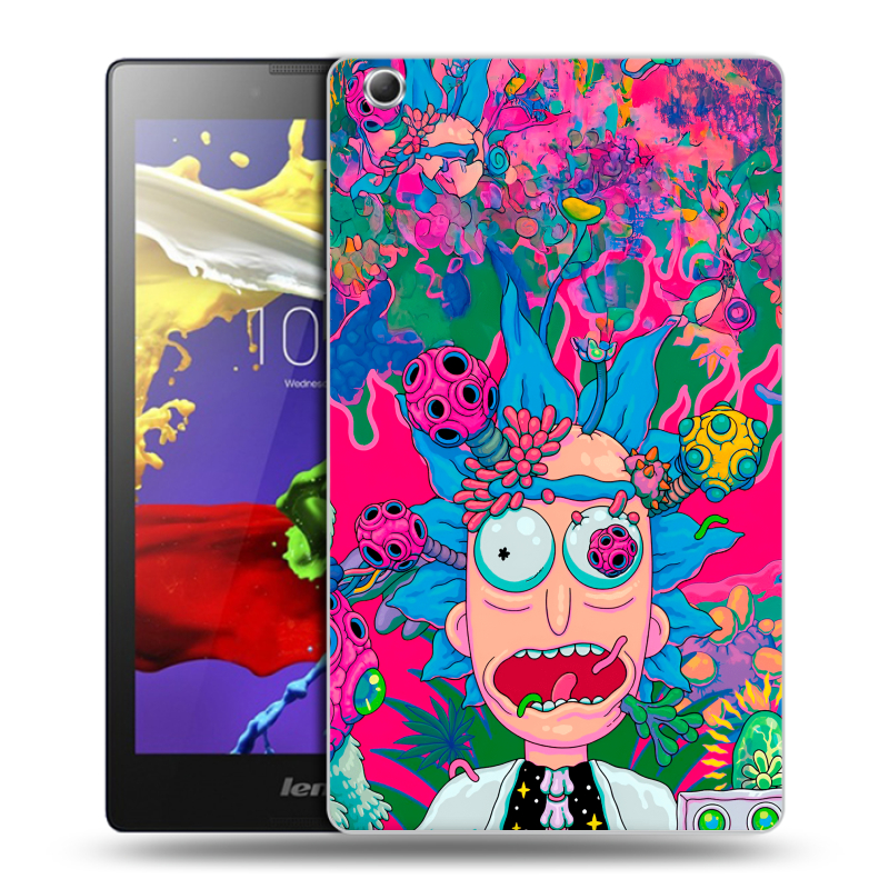 Силиконовый чехол на планшета Lenovo Tab 3 7 Essential с принтом Рик и Морти Rick Morty Силиконовый чехол на планшета Lenovo Tab 3 7 Essential с принтом Рик и Морти Rick Morty