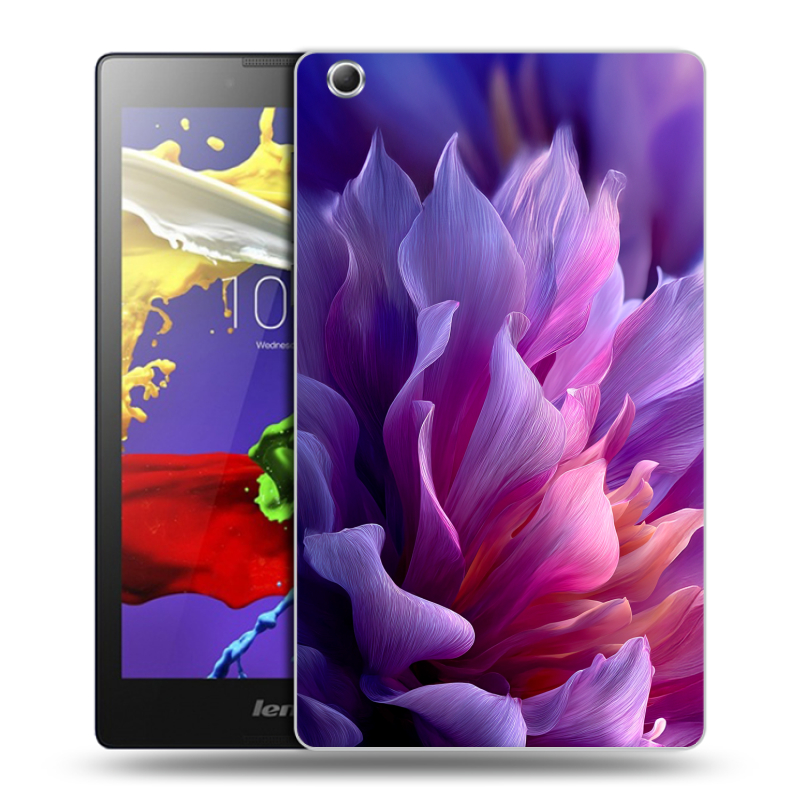 Силиконовый чехол на Lenovo Tab 3 7 Essential с принтом женский цветы Силиконовый чехол на Lenovo Tab 3 7 Essential с принтом женский цветы