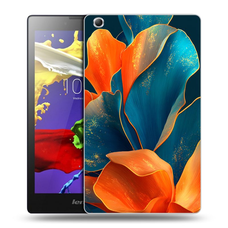 Силиконовый чехол на Lenovo Tab 3 7 Essential с принтом Цветы Силиконовый чехол на Lenovo Tab 3 7 Essential с принтом Цветы