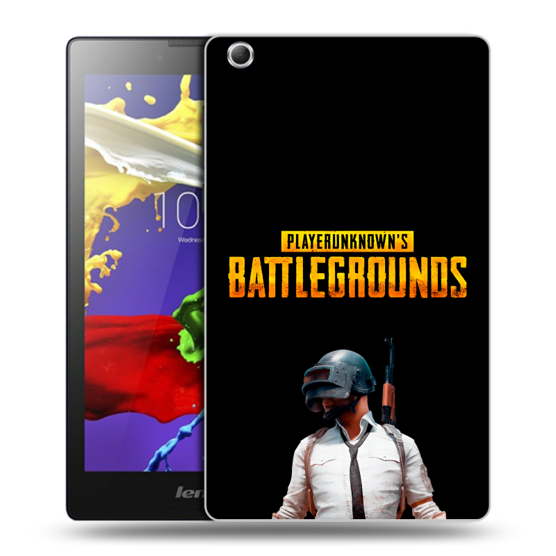 Силиконовый чехол на Lenovo Tab 3 7 Essential с принтом PUGB ПАГБ Силиконовый чехол на Lenovo Tab 3 7 Essential с принтом PUGB ПАГБ