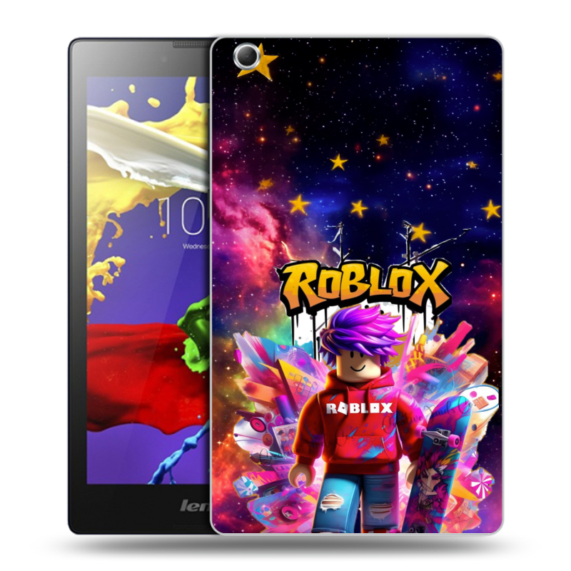 Силиконовый чехол на Lenovo Tab 3 7 Essential с принтом Roblox Роблокс Силиконовый чехол на Lenovo Tab 3 7 Essential с принтом Roblox Роблокс