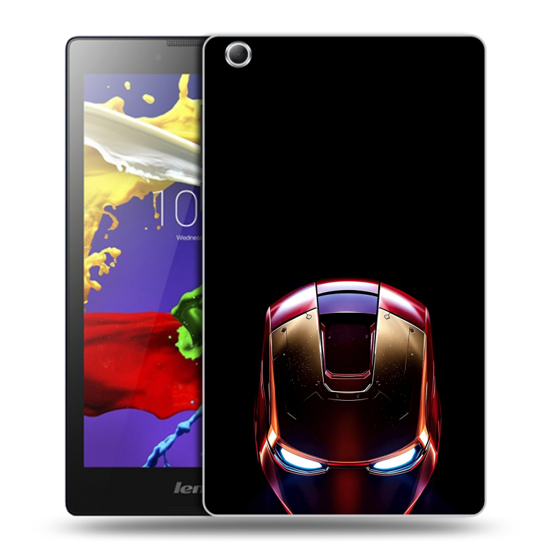 Силиконовый чехол на Lenovo Tab 3 7 Essential с принтом IronMan Железный человек Силиконовый чехол на Lenovo Tab 3 7 Essential с принтом IronMan Железный человек