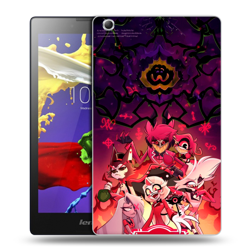 Силиконовый чехол на Lenovo Tab 3 7 Essential с принтом Hazbin Hotel Отель Хазбин Силиконовый чехол на Lenovo Tab 3 7 Essential с принтом Hazbin Hotel Отель Хазбин