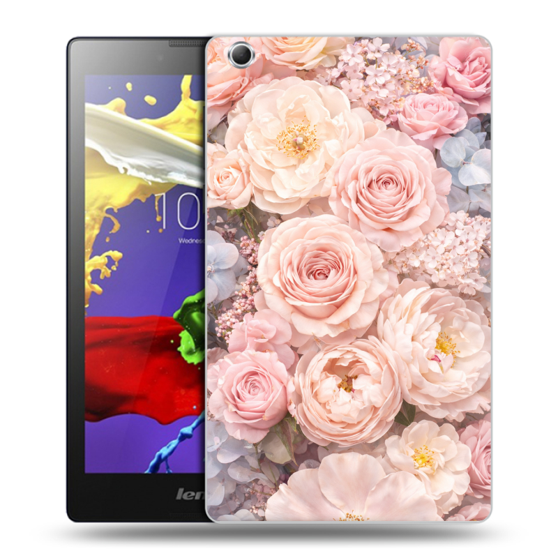 Силиконовый чехол на Lenovo Tab 3 7 Essential с принтом женский Силиконовый чехол на Lenovo Tab 3 7 Essential с принтом женский
