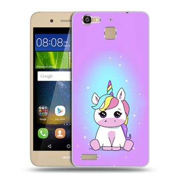 Пластиковый чехол на Huawei GR3 с принтом Единорог