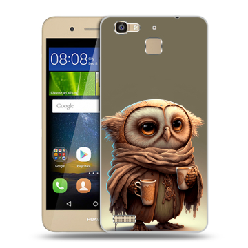 Пластиковый чехол на Huawei GR3 с принтом Сова
