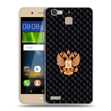 Пластиковый чехол на Huawei GR3 с принтом Герб России принт Пластиковый чехол на Huawei GR3 с принтом Герб России принт