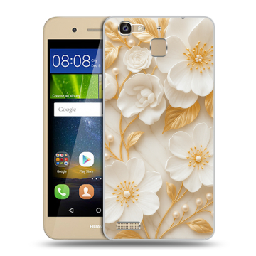 Пластиковый чехол на Huawei GR3 с принтом Цветы Пластиковый чехол на Huawei GR3 с принтом Цветы