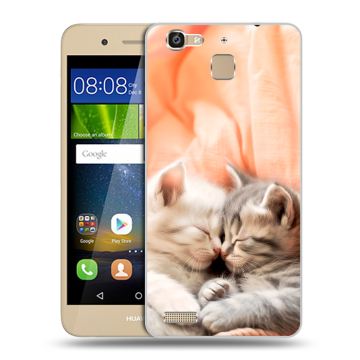 Пластиковый чехол на Huawei GR3 с принтом Котята