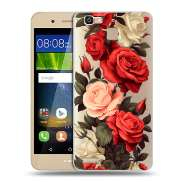 Пластиковый чехол на Huawei GR3 с принтом Розы