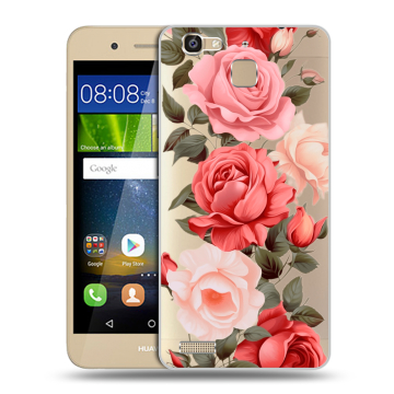 Пластиковый чехол на Huawei GR3 с принтом Розы