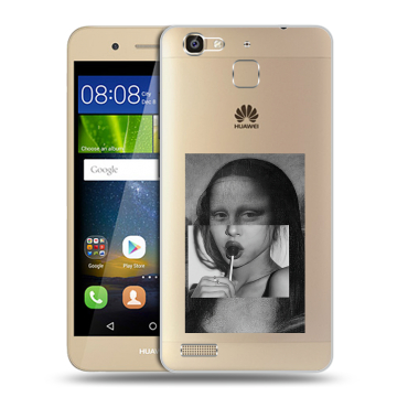 Пластиковый чехол на Huawei GR3 с принтом Мона Лиза