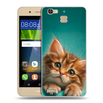 Пластиковый чехол на Huawei GR3 с принтом котенок Пластиковый чехол на Huawei GR3 с принтом котенок