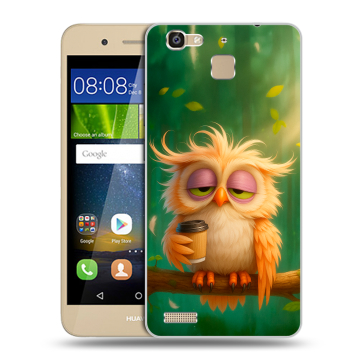 Пластиковый чехол на Huawei GR3 с принтом сова Пластиковый чехол на Huawei GR3 с принтом сова