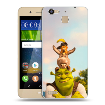 Пластиковый чехол на Huawei GR3 с принтом Шрек Shrek