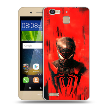 Пластиковый чехол на Huawei GR3 с принтом человек паук spiderman Пластиковый чехол на Huawei GR3 с принтом человек паук spiderman