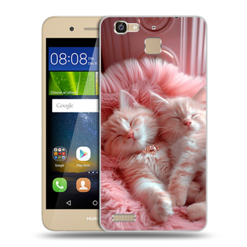 Пластиковый чехол на Huawei GR3 с принтом котята котики