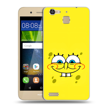 Пластиковый чехол на Huawei GR3 с принтом спанчбоб спанч боб