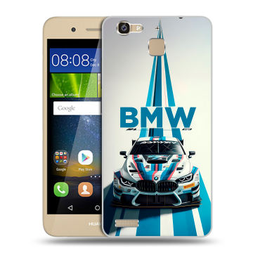 Пластиковый чехол на Huawei GR3 с принтом БМВ BMW