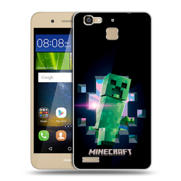 Пластиковый чехол на Huawei GR3 с принтом Майнкрафт Minecraft