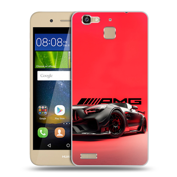 Пластиковый чехол на Huawei GR3 с принтом Мерседес Mercedes AMG