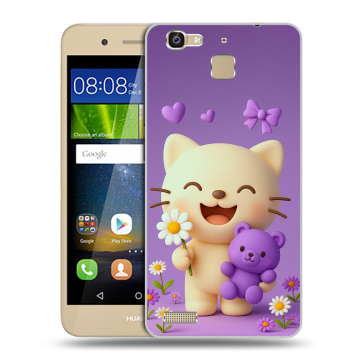 Пластиковый чехол на Huawei GR3 с принтом для девочек