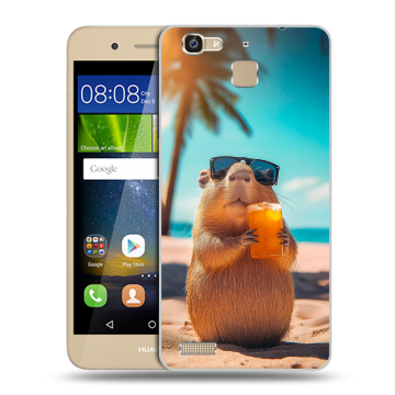 Пластиковый чехол на Huawei GR3 с принтом Капибара
