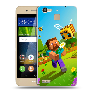 Пластиковый чехол на Huawei GR3 с принтом Майнкрафт Minecraft Пластиковый чехол на Huawei GR3 с принтом Майнкрафт Minecraft