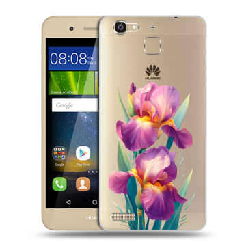 Пластиковый чехол на Huawei GR3 с принтом Цветы орхидеи