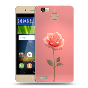 Пластиковый чехол на Huawei GR3 с принтом Розовая роза