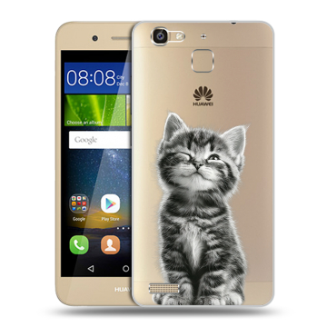 Пластиковый чехол на Huawei GR3 с принтом Котенок