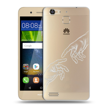 Пластиковый чехол на Huawei GR3 с принтом Сотворение мира