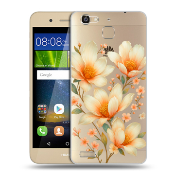 Пластиковый чехол на Huawei GR3 с принтом Цветы