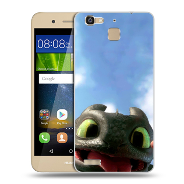 Пластиковый чехол на Huawei GR3 с принтом Как приручить дракона