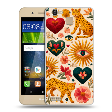Пластиковый чехол на Huawei GR3 с принтом Модный принт