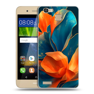 Пластиковый чехол на Huawei GR3 с принтом Цветы