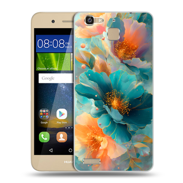Пластиковый чехол на Huawei GR3 с принтом Цветы