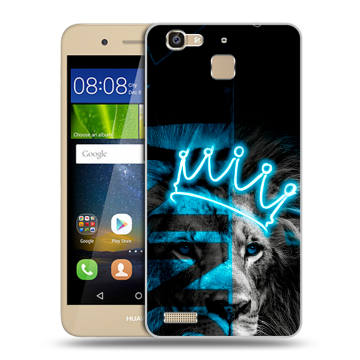 Пластиковый чехол на Huawei GR3 с принтом Король лев