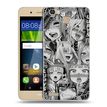 Пластиковый чехол на Huawei GR3 с принтом Ahegao Ахегао Аниме