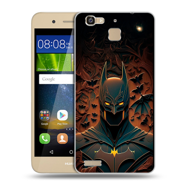 Пластиковый чехол на Huawei GR3 с принтом Batman Бэтмен