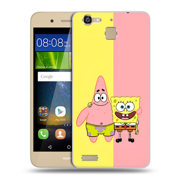 Пластиковый чехол на Huawei GR3 с принтом Спанч боб Спанчбоб Пластиковый чехол на Huawei GR3 с принтом Спанч боб Спанчбоб