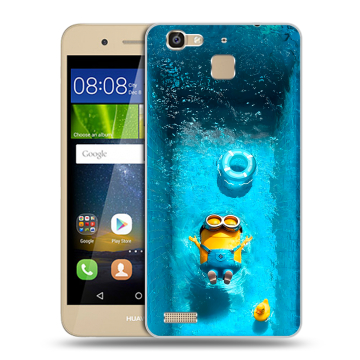 Пластиковый чехол на Huawei GR3 с принтом Миньоны