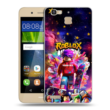 Пластиковый чехол на Huawei GR3 с принтом Roblox Роблокс