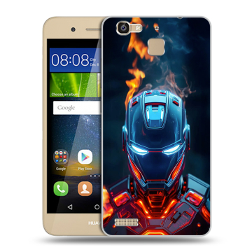 Пластиковый чехол на Huawei GR3 с принтом IronMan Железный человек