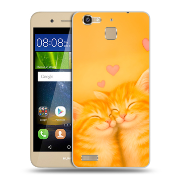 Пластиковый чехол на Huawei GR3 с принтом Милые котята