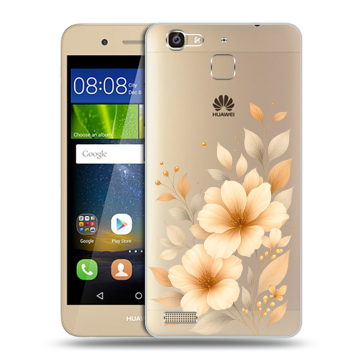 Пластиковый чехол на Huawei GR3 с принтом для девушки