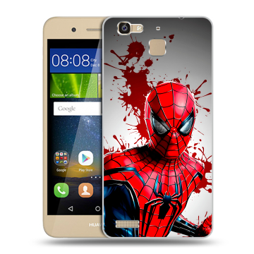 Пластиковый чехол на Huawei GR3 с принтом Spiderman Человек паук