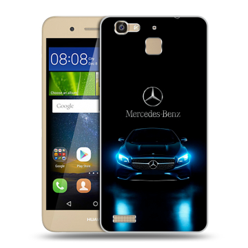 Пластиковый чехол на Huawei GR3 с принтом Mercedes Мерседес