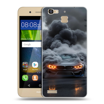 Пластиковый чехол на Huawei GR3 с принтом BMW БМВ
